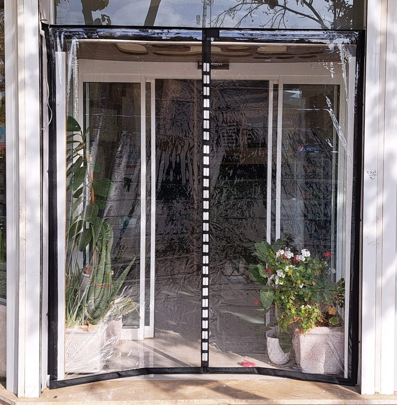 پلاستیک برای درب ورودی پرده پلاستیک آهنربایی